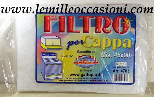 Filtro per cappa 45x90